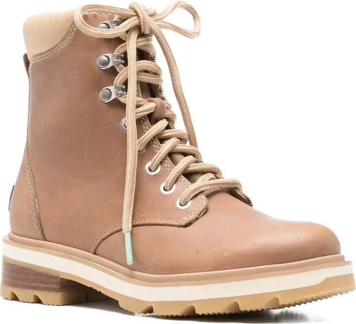 Lace-Up Leather Boots - Image 2
