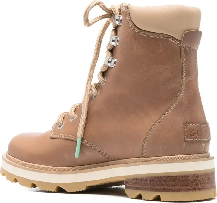 Lace-Up Leather Boots - Image 3
