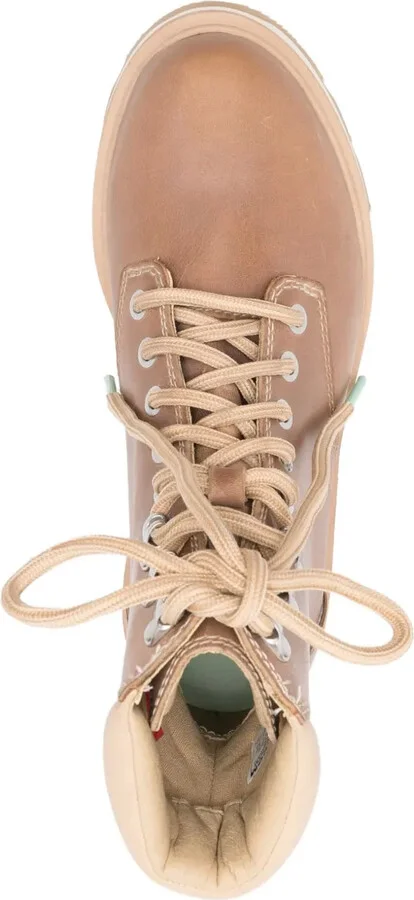 Lace-Up Leather Boots - Image 4