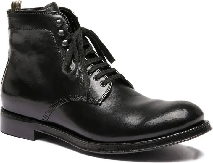 Lace-Up Leather Boots - Image 2