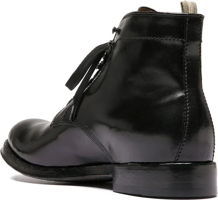 Lace-Up Leather Boots - Image 4