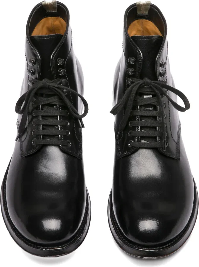 Lace-Up Leather Boots - Image 5