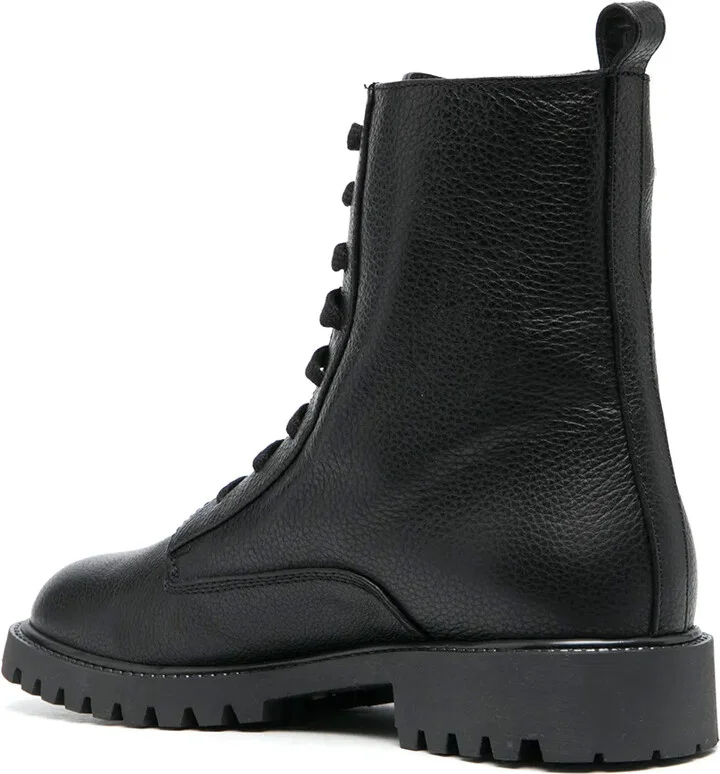 Lace-Up Leather Boots - Image 3