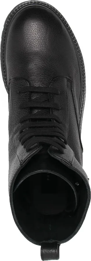 Lace-Up Leather Boots - Image 4