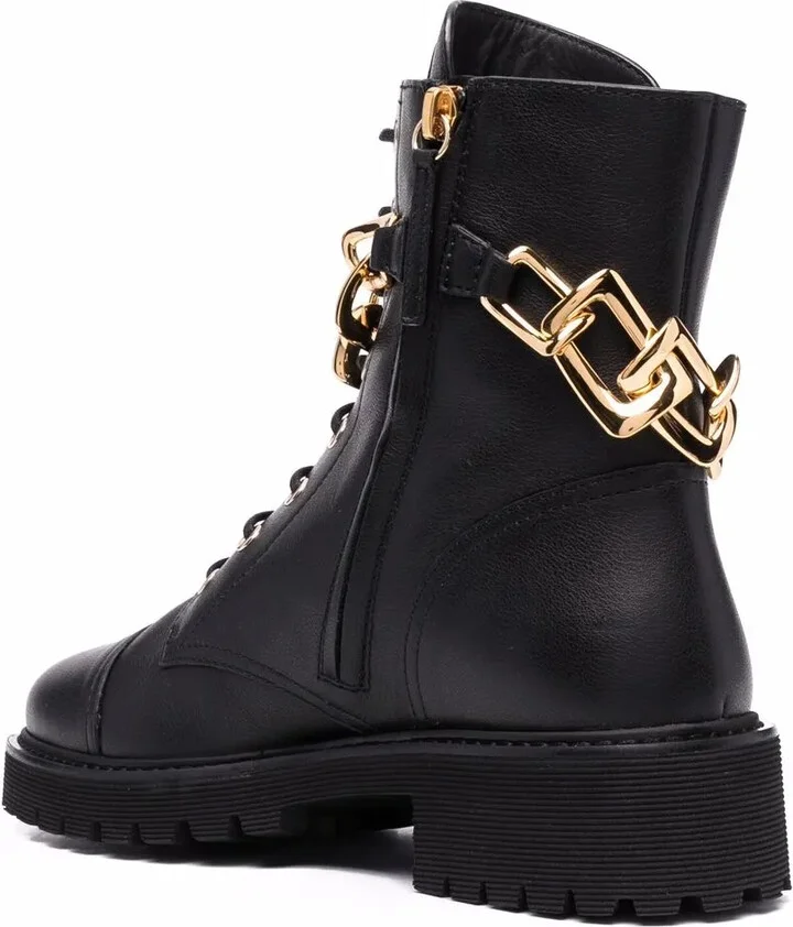 Lace-Up Leather Boots - Image 3