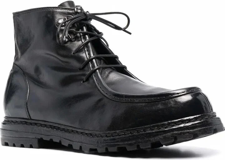 Lace-Up Leather Boots - Image 2