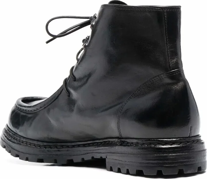 Lace-Up Leather Boots - Image 3