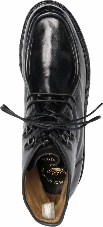 Lace-Up Leather Boots - Image 4