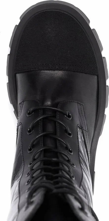 Lace-Up Leather Boots - Image 4