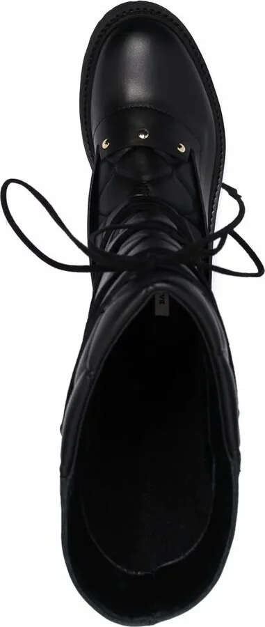 Lace-Up Leather Boots - Image 4