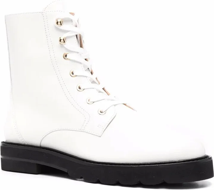 Lace-Up Leather Boots - Image 2