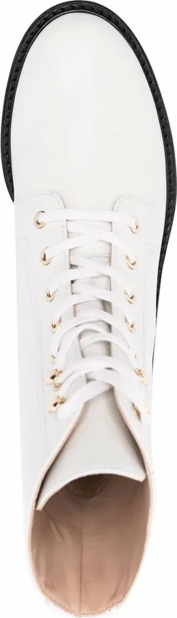 Lace-Up Leather Boots - Image 4