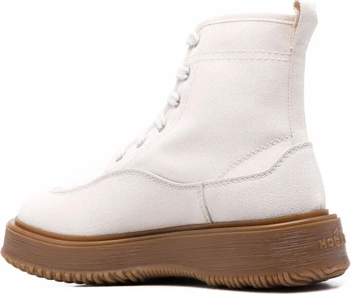 Lace-Up Leather Boots - Image 3