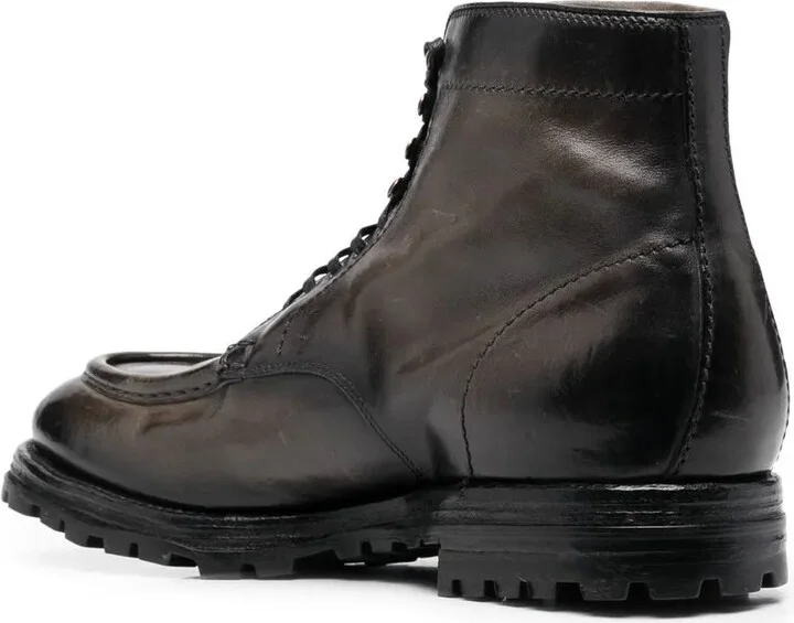 Lace-Up Leather Boots - Image 2