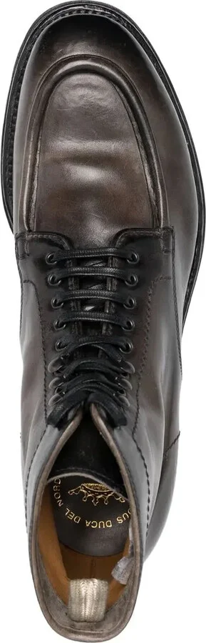 Lace-Up Leather Boots - Image 3