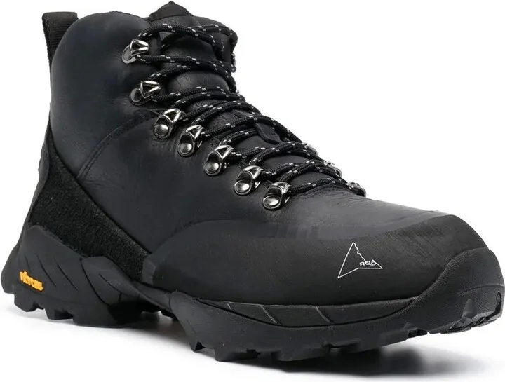 Lace-Up Leather Boots - Image 2