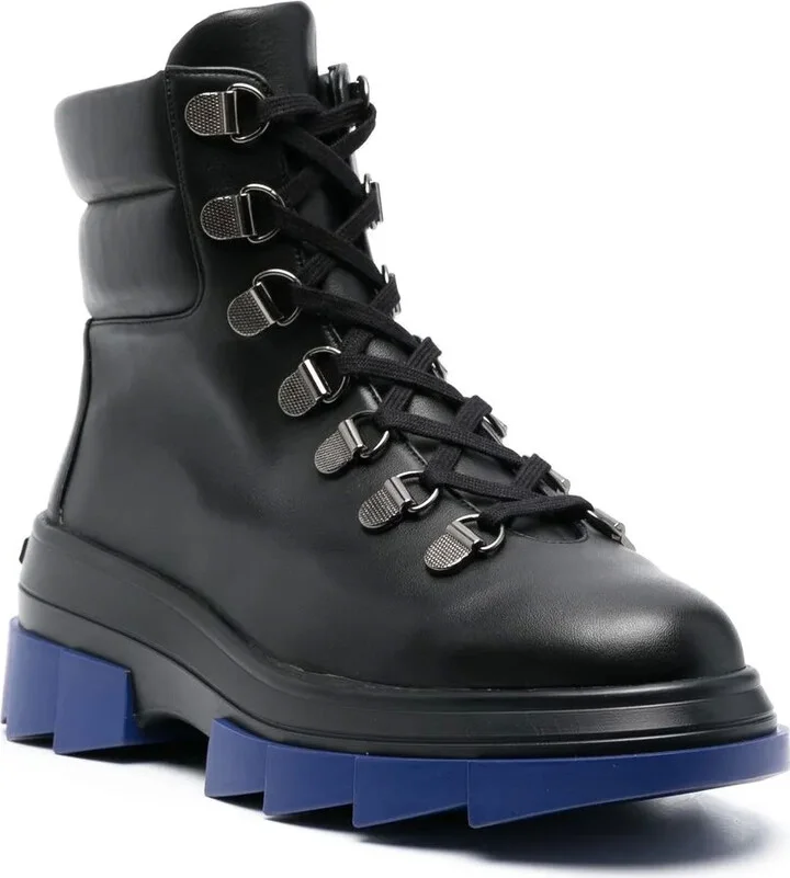 Lace-Up Leather Boots - Image 2