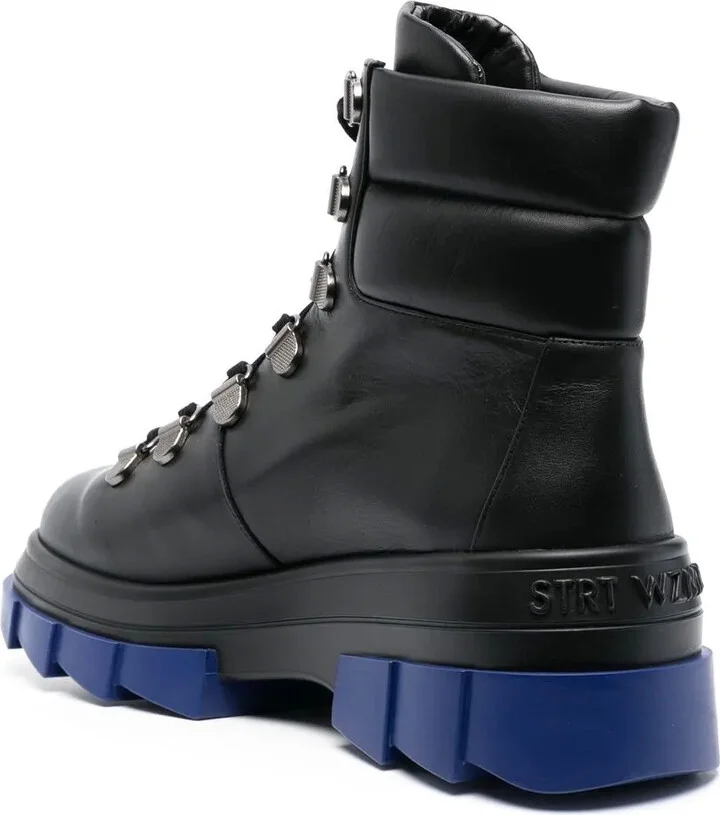 Lace-Up Leather Boots - Image 3