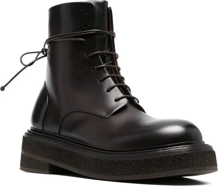 Lace-Up Leather Boots - Image 2