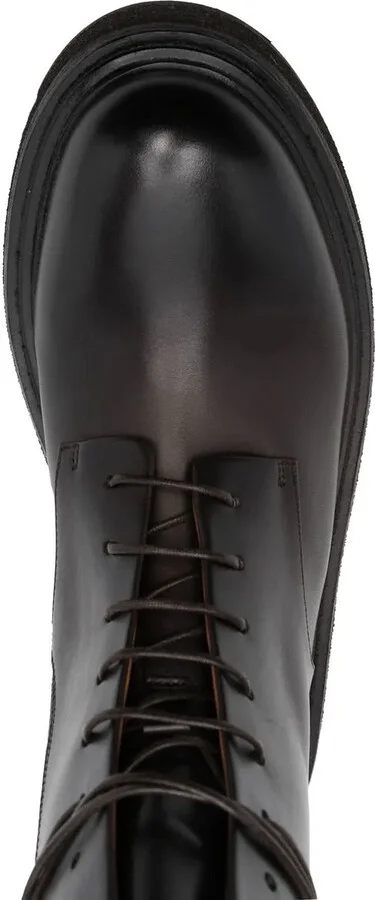 Lace-Up Leather Boots - Image 4