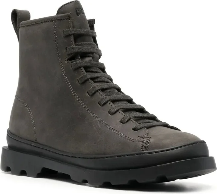 Lace-Up Leather Boots - Image 2