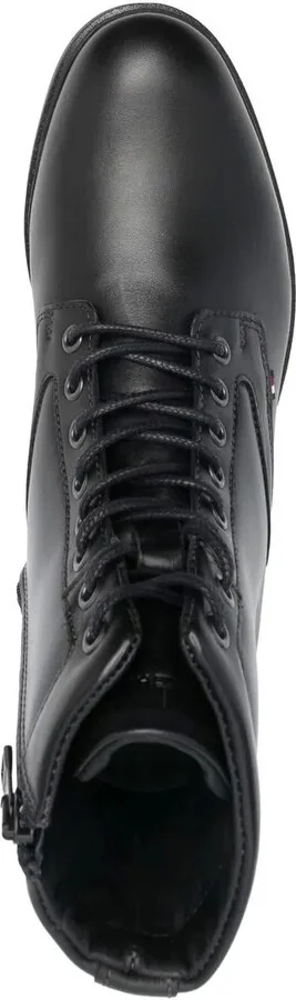 Lace-Up Leather Boots - Image 4