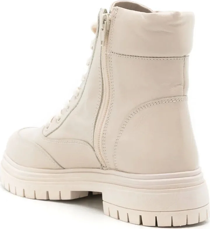Lace-Up Leather Boots - Image 3