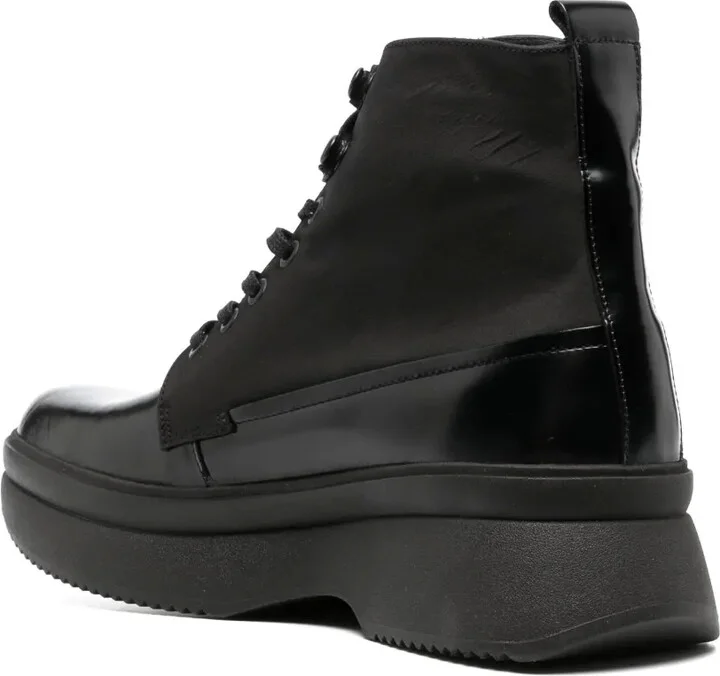Lace-Up Leather Boots - Image 3