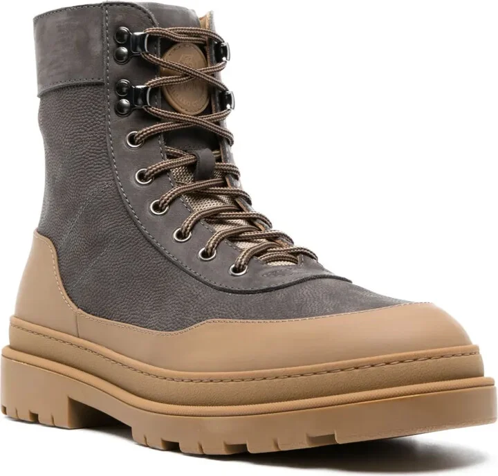 Lace-Up Leather Boots - Image 2