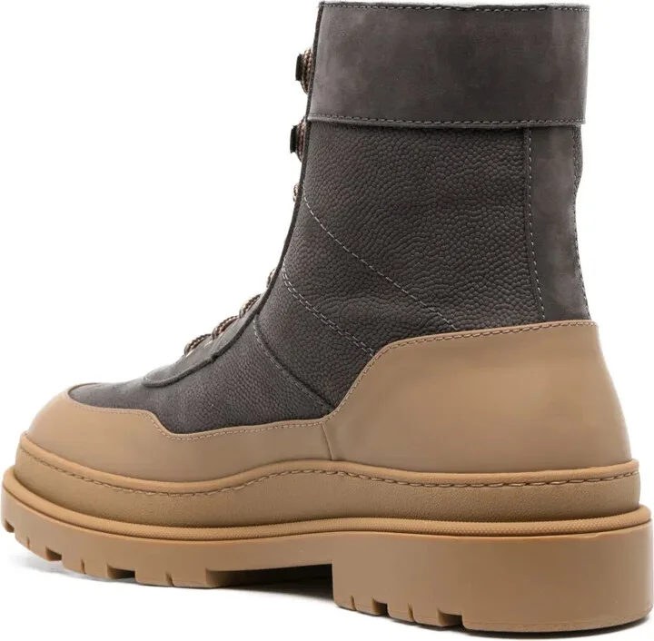 Lace-Up Leather Boots - Image 3