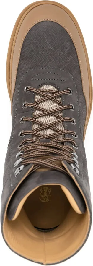 Lace-Up Leather Boots - Image 4