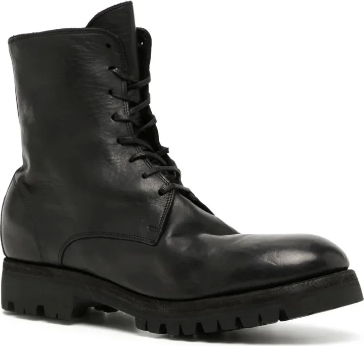 Lace-Up Leather Boots - Image 2