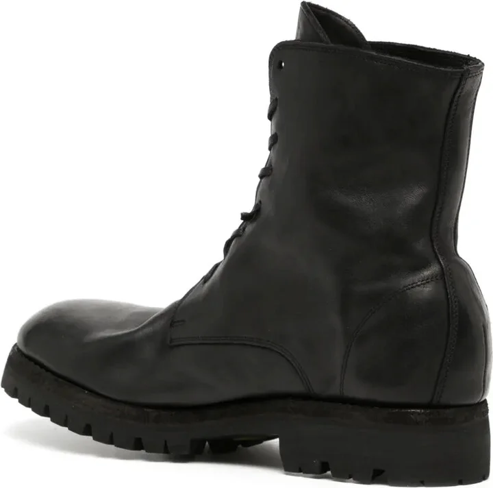 Lace-Up Leather Boots - Image 3
