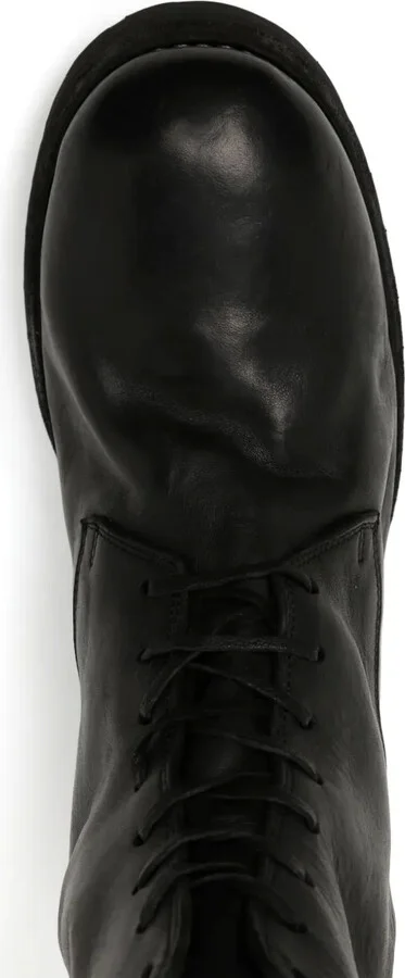 Lace-Up Leather Boots - Image 4