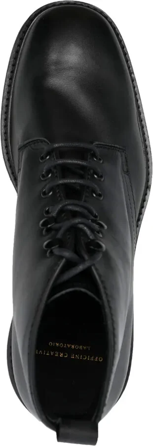 Lace-Up Leather Boots - Image 4