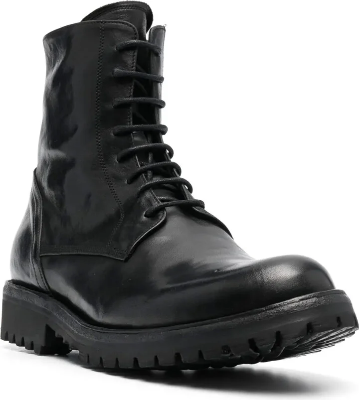 Lace-Up Leather Boots - Image 2