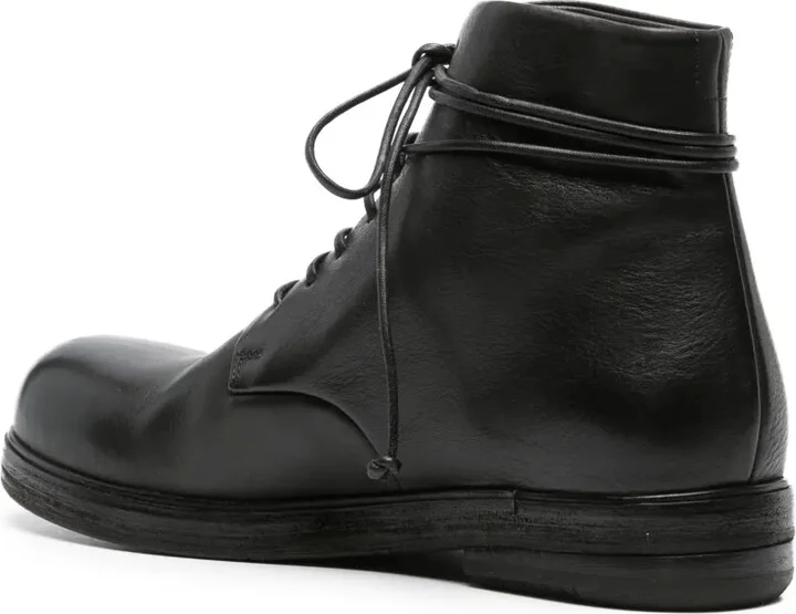 Lace-Up Leather Boots - Image 3