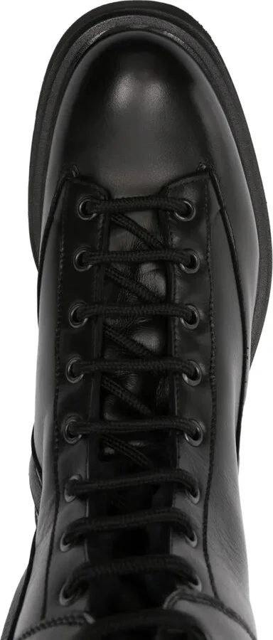 Lace-Up Leather Boots - Image 4