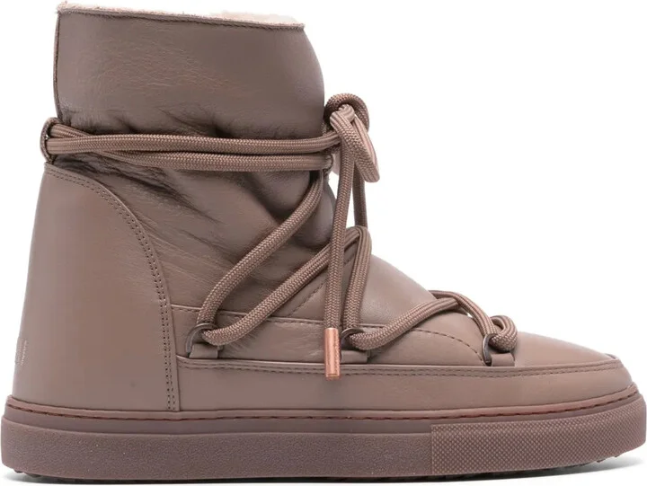 Lace-Up Leather Boots