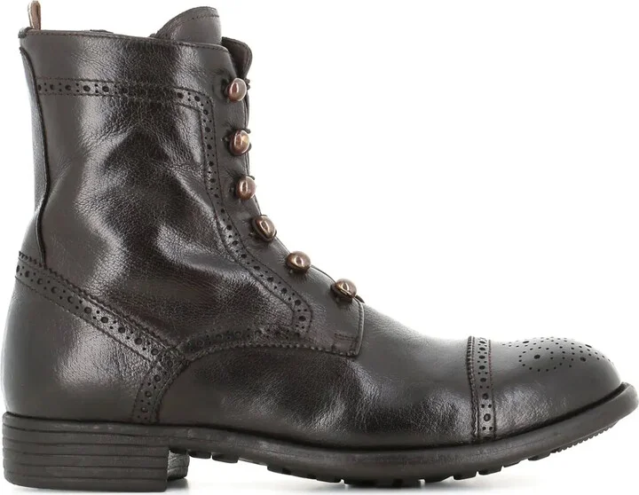 Lace-Up Leather Boots
