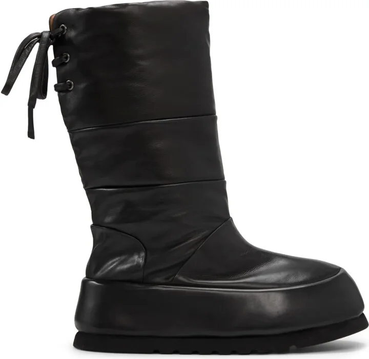 Lace Up Leather Boots