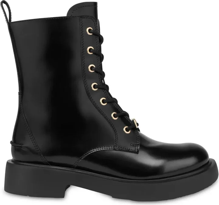 Lace Up Leather Boots