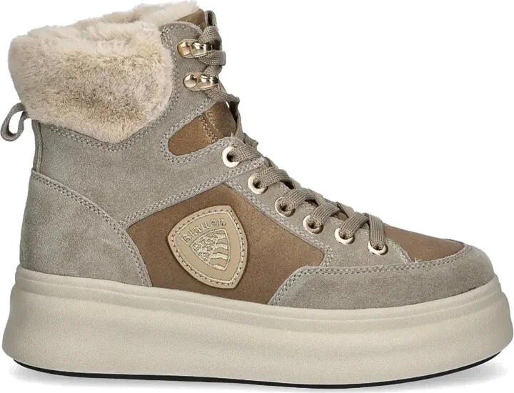Lace-Up Leather Boots