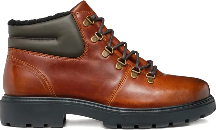 Lace-Up Leather Boots