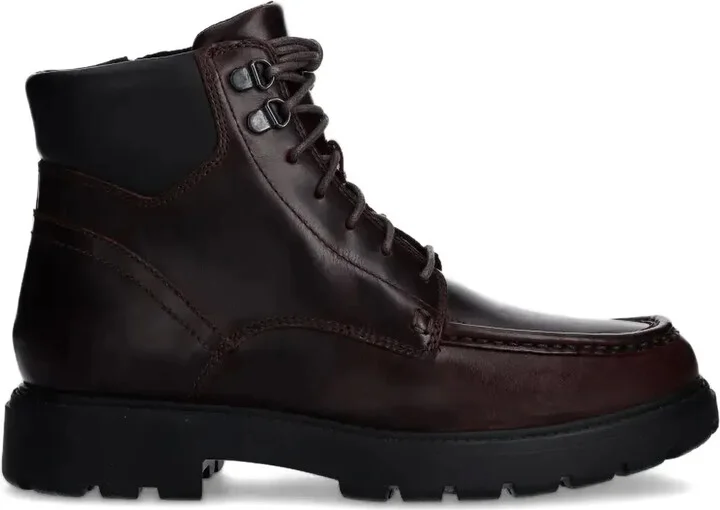 Lace-Up Leather Boots
