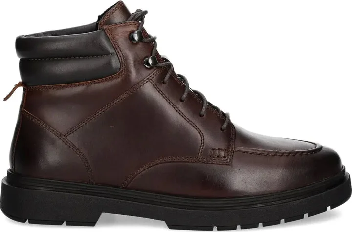 Lace-Up Leather Boots