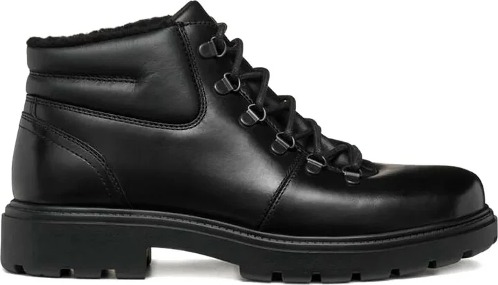 Lace-Up Leather Boots