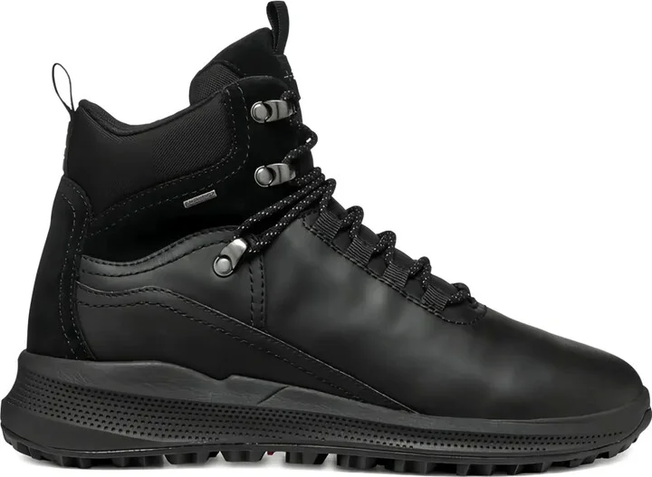 Lace-Up Leather Boots