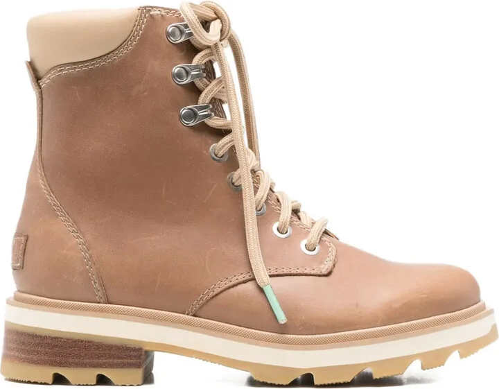 Lace-Up Leather Boots