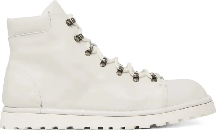 Lace-Up Leather Boots